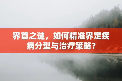 界首之谜，如何精准界定疾病分型与治疗策略？