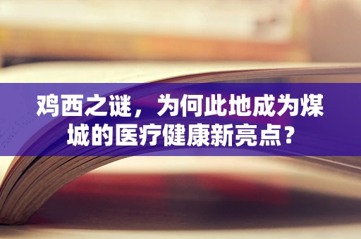 鸡西之谜，为何此地成为煤城的医疗健康新亮点？