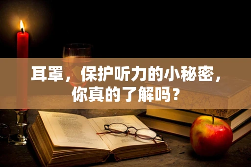 耳罩，保护听力的小秘密，你真的了解吗？