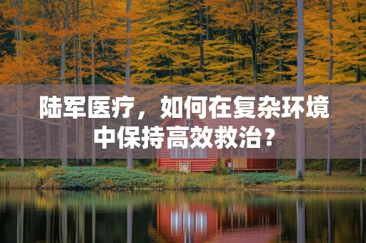 陆军医疗，如何在复杂环境中保持高效救治？