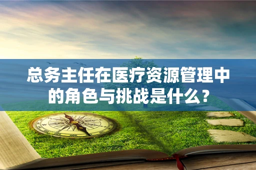 总务主任在医疗资源管理中的角色与挑战是什么？