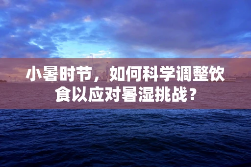 小暑时节，如何科学调整饮食以应对暑湿挑战？