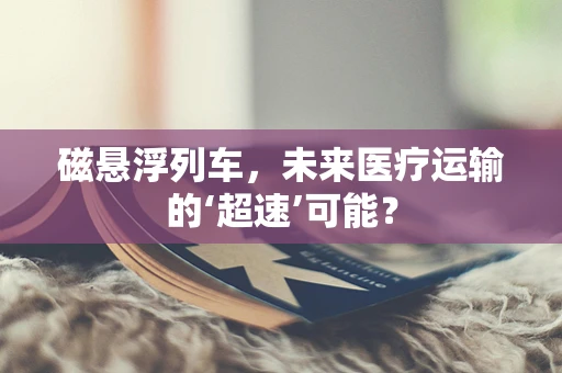 磁悬浮列车，未来医疗运输的‘超速’可能？