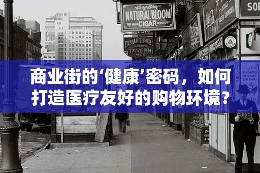 商业街的‘健康’密码，如何打造医疗友好的购物环境？