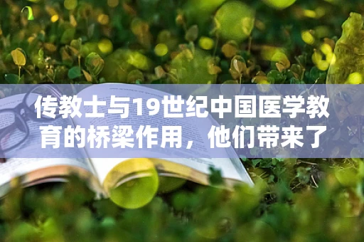 传教士与19世纪中国医学教育的桥梁作用，他们带来了什么？